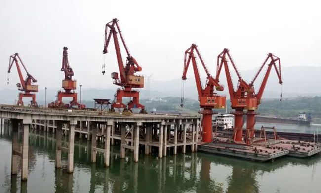 ميناء Fuling Panhua في مقاطعة Chongqing